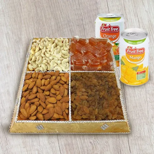 Combo of Dry Fruits Box with Beverages
