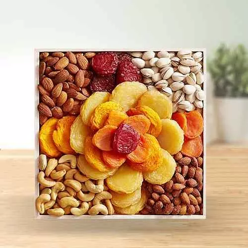 Wholesome Dry Fruits Assortments Tray