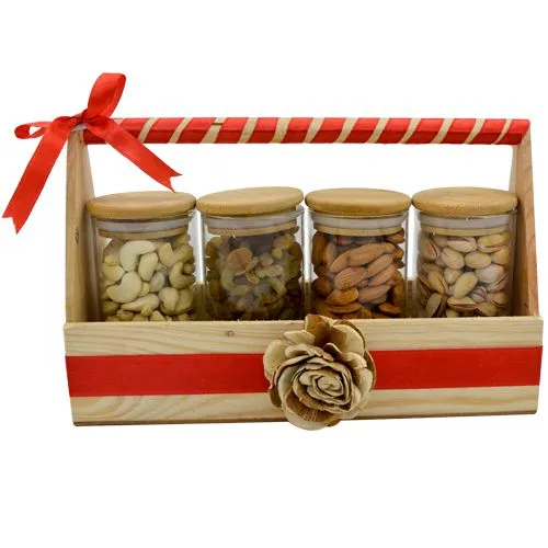 Order Tempting Dry Fruits Treat Basket 