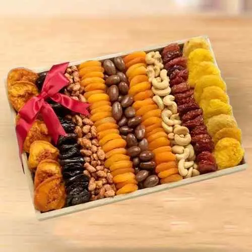 Ambrosial Dried Fruits and Nuts Gift Tray