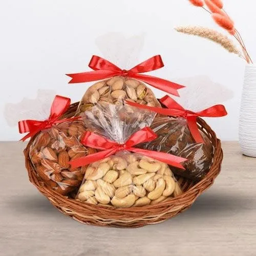 Shop Exclusive Mixed Dry Fruits Gift Basket for Mom 