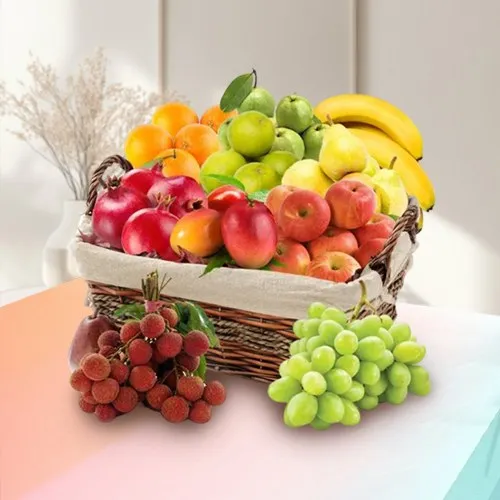 Order Refreshing Fresh Fruit Basket 