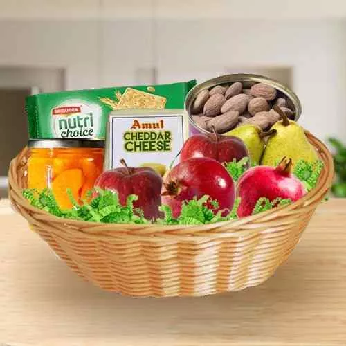 Order Fresh Fruits N Assortments Basket