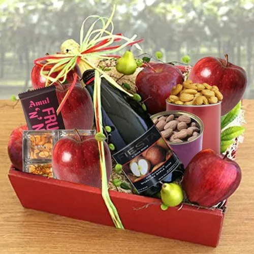 Trendy Tray of Fruits N Assortments