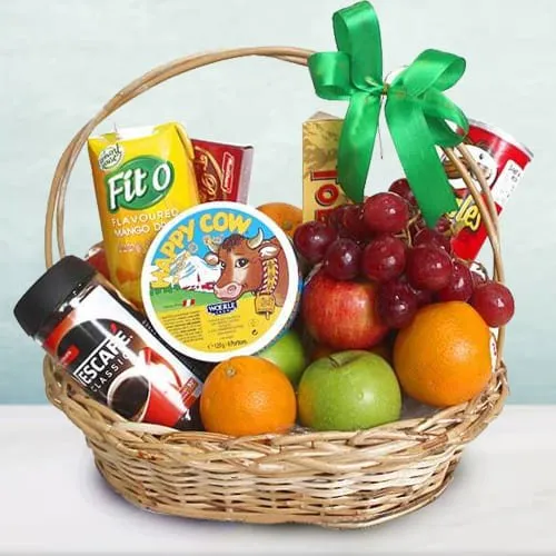 Shop Mouth-Watering Fresh Fruits n Gourmet Gift Basket for Mom 