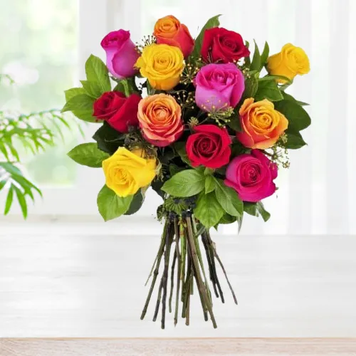 Gift of Mixed Roses Bunch