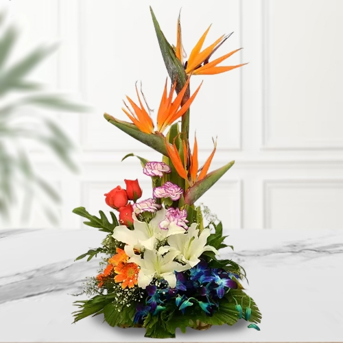 Sending Arrangement of Assorted Flowers Online