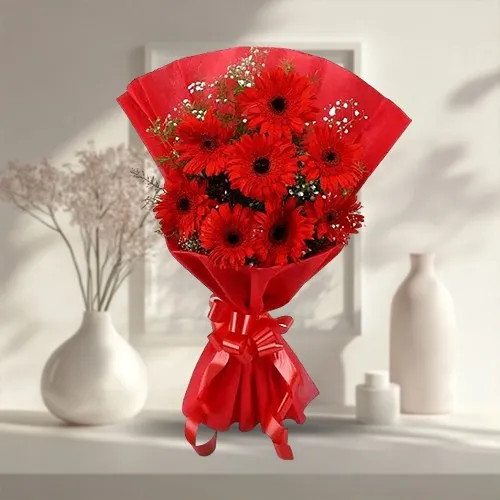 Shop for Bunch ofGerberas in Red