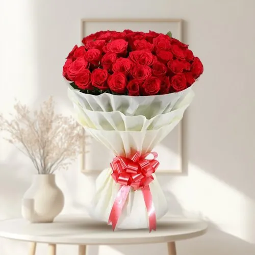 Dazzling Dutch Roses Premium Bouquet