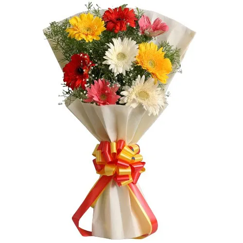 Exquisite Bouquet of Colorful Gerberas