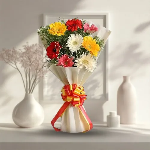 Bright Bouquet of Mixed Gerberas