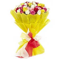 Deliver Mixed Roses Bunch