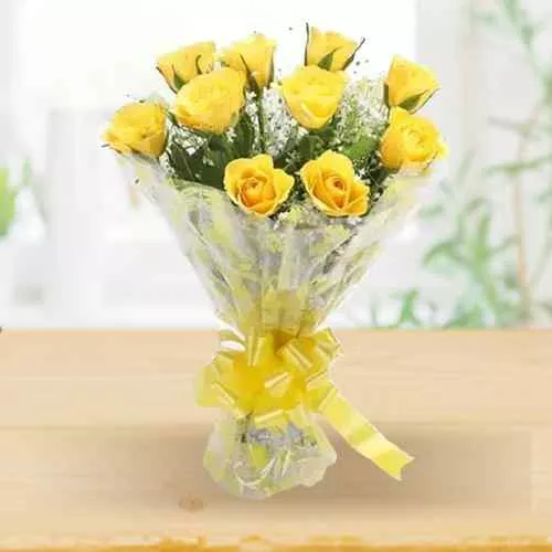 Wonderful Bouquet of Yellow Roses
