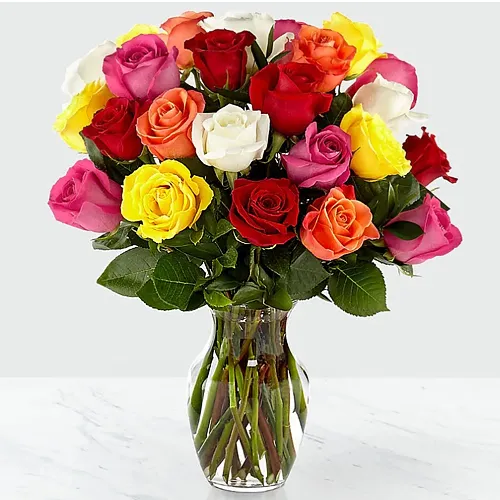 Summer Delight Mixed Roses