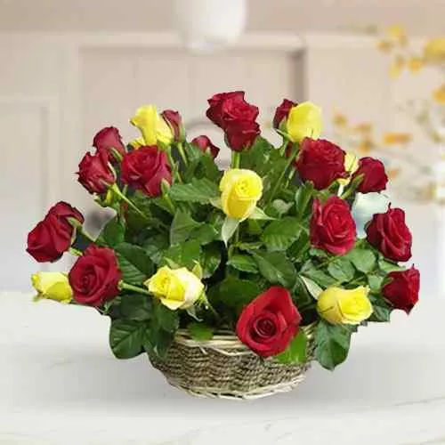 Fashionable Selection of Mixed Roses