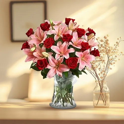 Daunting Blossoms in an Enticing Premium Arrangement