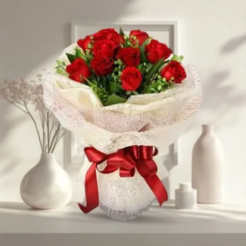 Romantic Red Rose Bouquet