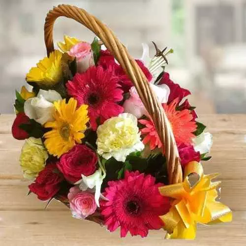 Order Assorted Flowers Basket