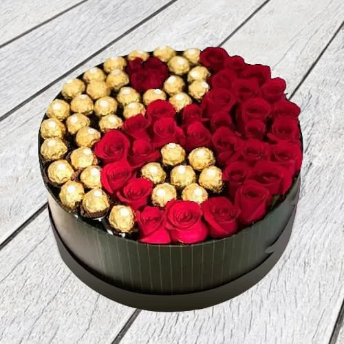 Luxury Rose N Rocher Box