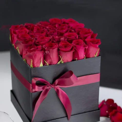 Stunning Red Roses Luxury Box