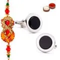 Cufflinks from Park Avenue with Free Rakhi