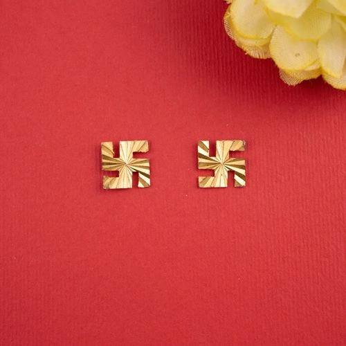 Artistic Swastik Ear Accessories Pair