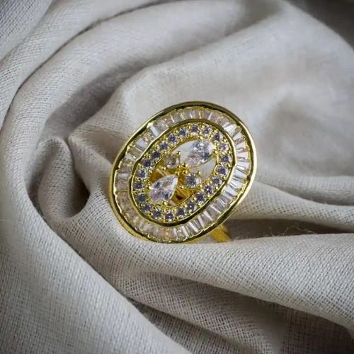 light weight gold plated ring