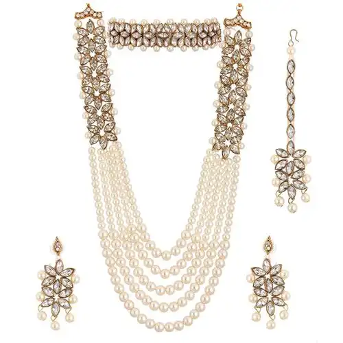 Beautiful Gold Plated Bridal Jewellery Set