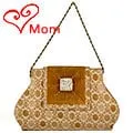 Eye Catching Handpainted Light Brown Shade multihued Ladies Handbag from Vokaro