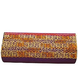 Order Purple Leather Clutch Bag For Ladies 