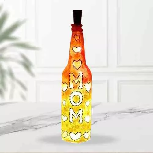 Amazing Choice of Glowing MOM Bottle Lamp