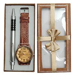 Online Pen Gift Set with Watch 