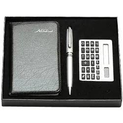 Order Diary Gift with Calculator and Pen Gift Set