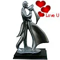 Love Statue of Kissing Couple
