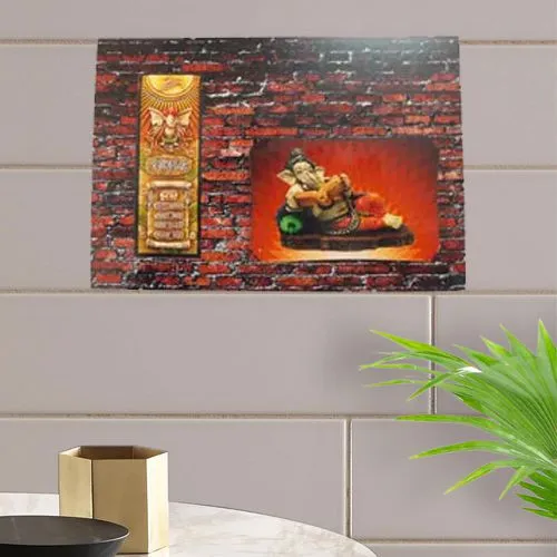 Blessed Wall Potrait of Lord Ganesh Blessed Wall Potrait of Lord Ganesh
