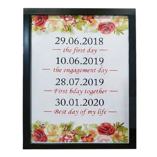 Wonderful Date Frame