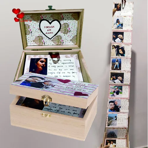 Wonderful Infinity Box of Personalized Message n Photos