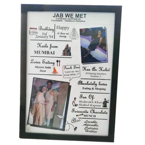 Exclusive All About Me Frame
