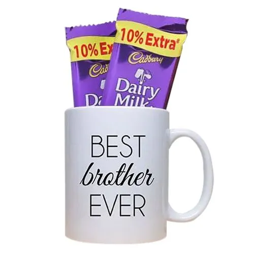 Coffee Mug with Twin Cadbury