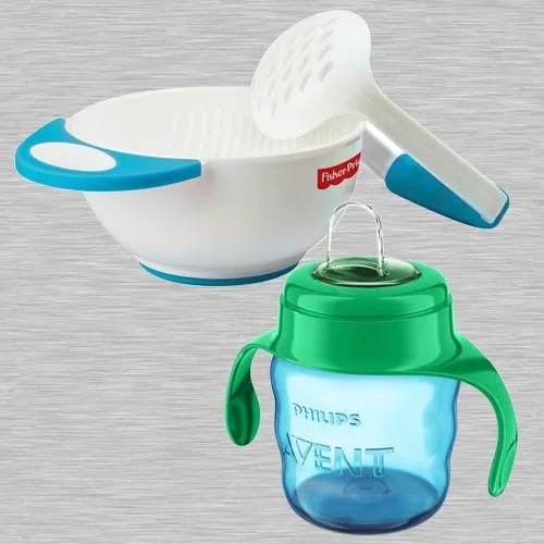 Outstanding Fisher-Price Bowl Set N Philips Avent Spout Cup