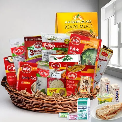 Array of Sweet Treats Traditional Indian Lunch Hamper