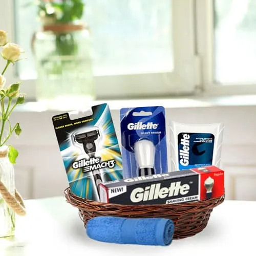 Send Shave Kit Gift Basket for Gents