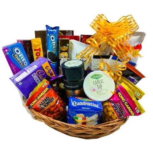 Mouth Watering Snacks Gift Basket