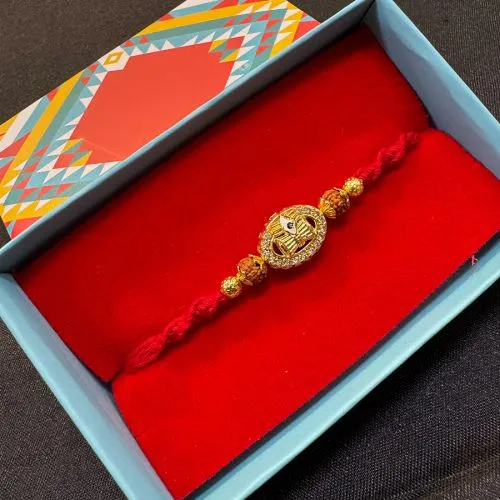 Shiva Damru & Rudraksha Rakhi Pack