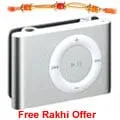 1 GB IPOD Shuffle from Apple with 1 Rakhi Free   