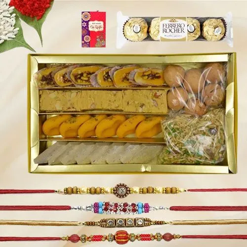 Fancy Rakhi N Heavenly Sweets