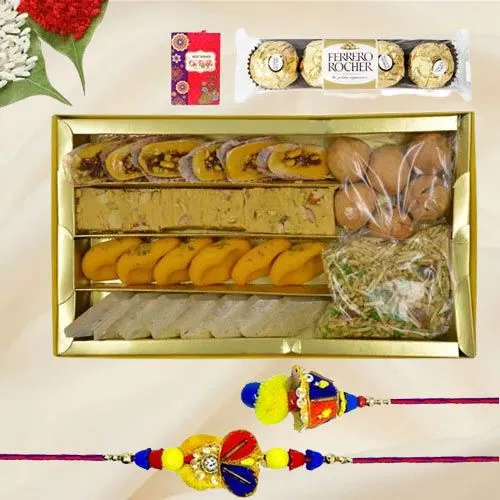 Sweets Pact for Bhai Bhabhi Rakhi