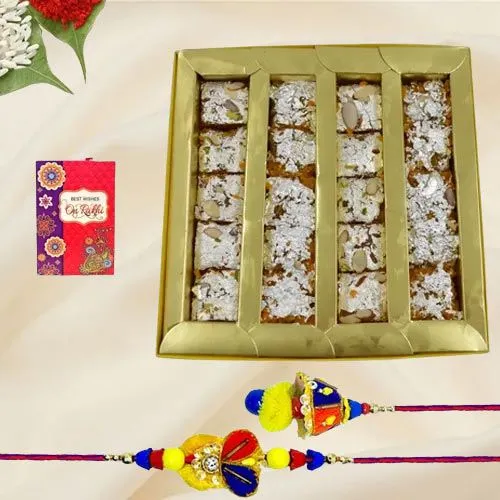 Sweets Divine for Couple Rakhi