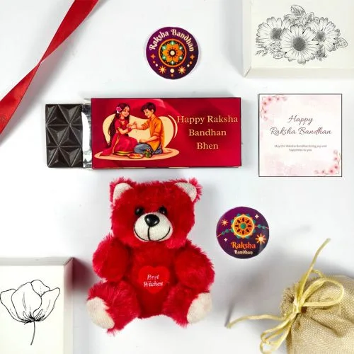 Adorable Rakhi Surprise Combo for Sister