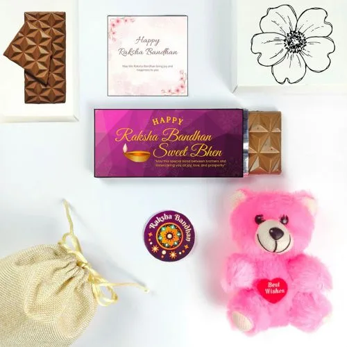 Lovely Rakhi Gift Surprise for Sister